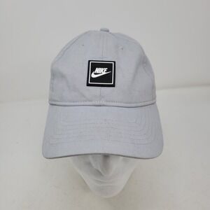 Nike Hat Cap Strap Back Child Gray‎ Patch Logo Club Youth 4-7 Boys Girls Kids